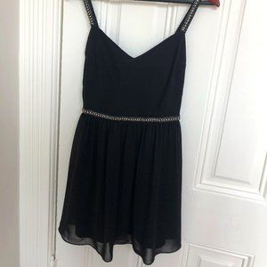 Beaded Open-Back Sweetheart Dress